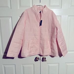 Pink Quilted Jacket
